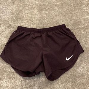 Nike purple running shorts
